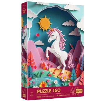 PUZZLE 160 EL TREFL PAPER ART JEDNOROŻEC