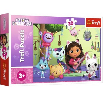 PUZZLE 30 EL TREFL GABI I JEJ UROCZY DOMEK