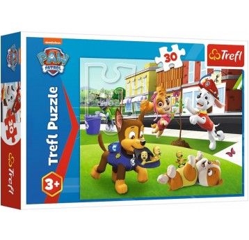 PUZZLE 30 EL TREFL PIESKI W AKCJI PSI PATROL