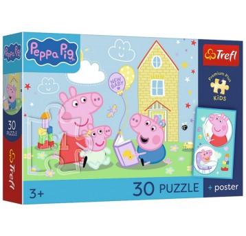 PUZZLE 30 EL TREFL PREMIUM PEPPA
