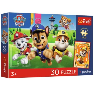 PUZZLE 30 EL TREFL PREMIUM PSI PATROL