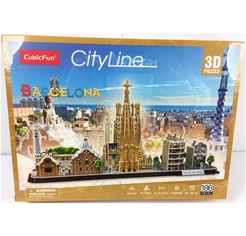 PUZZLE 3D CITY LINE BARCELONA 186 EL