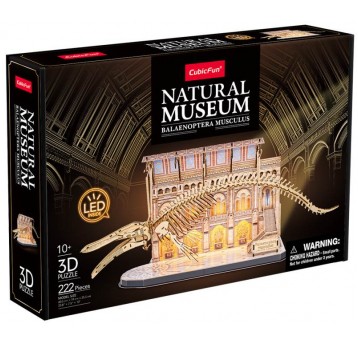 PUZZLE 3D LED NATURAL MUSEUM PŁETWAL