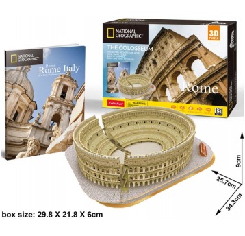 PUZZLE 3D NATIONAL GEOGRAPHIC THE COLOSSEUM