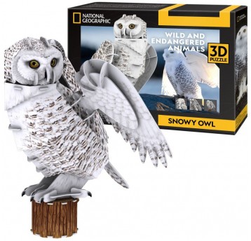 PUZZLE 3D PUCHACZ ŚNIEŻNY CUBIC FUN