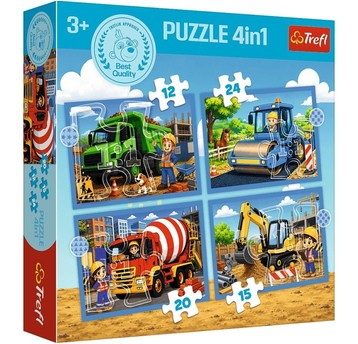 PUZZLE 4w1 TREFL WAKACYJNY KLIMAT