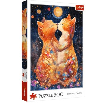 PUZZLE 500 EL TREFL POCAŁUNEK W ŚWIETLE KSIĘŻYCA