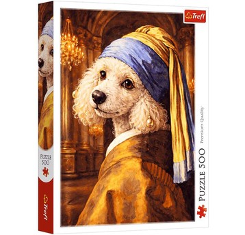 PUZZLE 500 EL TREFL PUDEL Z PERŁĄ