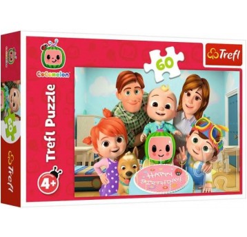 PUZZLE 60 EL TREFL COCOMELON WSPANIAŁY DZIEŃ