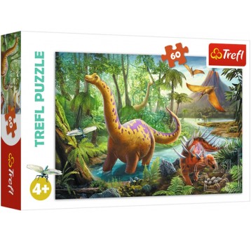 PUZZLE 60 EL TREFL DINOZAURY