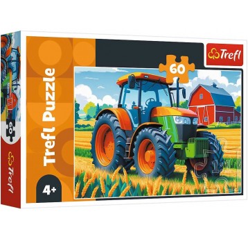 PUZZLE 60 EL TREFL POJAZD ROLNIKA