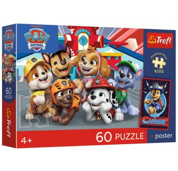 PUZZLE 60 EL TREFL PSIE POPOŁUDNIE