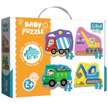 PUZZLE BABY TREFL POJAZDY NA BUDOWIE