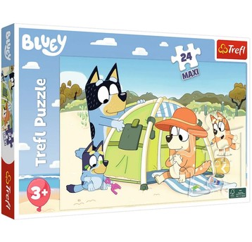 PUZZLE MAXI 24 EL TREFL BLUEY WSPANIAŁY ŚWIAT