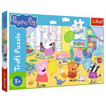 PUZZLE MAXI 24 EL TREFL PIĘKNA PEPPA