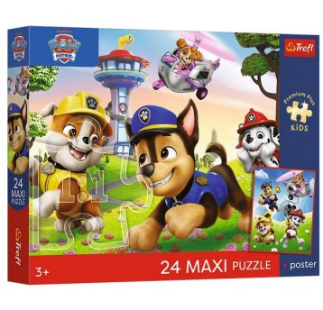 PUZZLE MAXI 24 EL TREFL WESOŁY SPACER