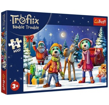 PUZZLE MAXI 24 EL TREFLIKI LEPIĄ BAŁWANA