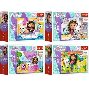 PUZZLE MINI MAXI 20 EL TREFL KOLOROWY DZIEŃ GABBY