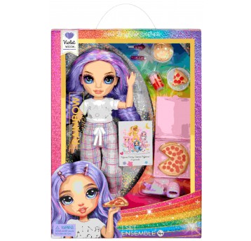 RAINBOW HIGH JUNIOR PJ PARTY VIOLET PURPLE