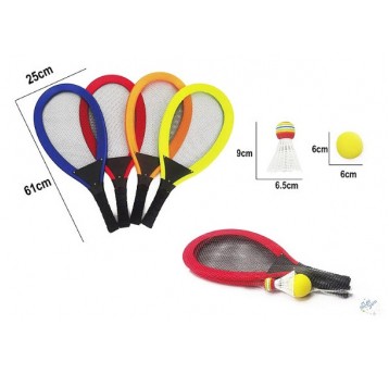 RAKIETY Z PIŁKĄ I LOTKĄ DUŻE