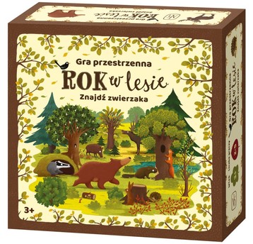 ROK W LESIE. GRA PRZESTRZENNA ZNAJDŹ ZWIERZAKA