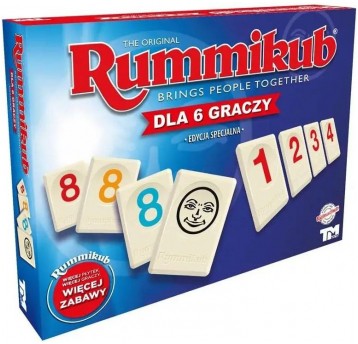 RUMMIKUB XP GRA DLA 6 GRACZY