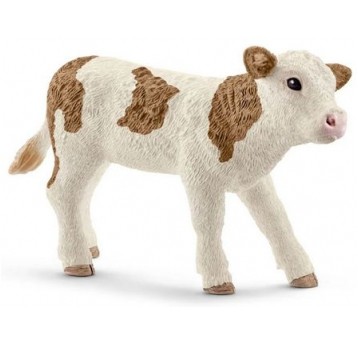 SCHLEICH KROWA CIELĘ RASY SIMENTALSKIEJ