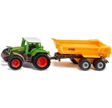SIKU 1605 TRAKTOR FENDT Z WYWROTKĄ KOLEBOWĄ KRAMPE