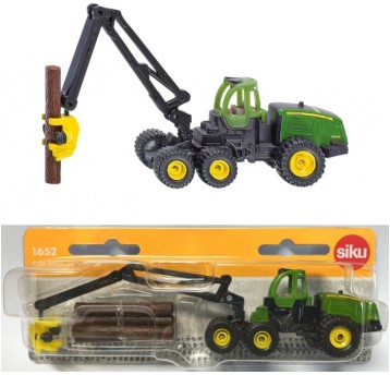 SIKU 1652 TRAKTOR LEŚNY JOHN DEERE