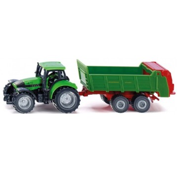 SIKU 1673 TRAKTOR Z ROZRZUTNIKIEM OBORNIKA
