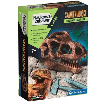 SKAMIENIAŁOŚCI CZASZKA TREX