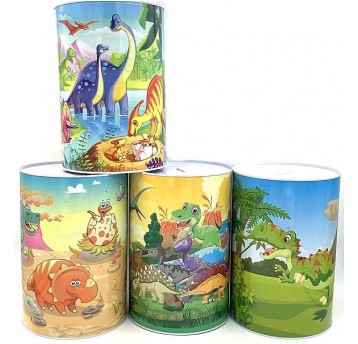 SKARBONKA PUSZKA DINOZAURY BAJKOWE