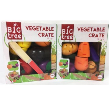 SKRZYNKA Z OWOCAMI / WARZYWAMI DREWNO + RZEP