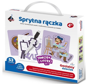 SPRYTNA RĄCZKA ZAWODY I LITERKI 53 EL. - ASKATO