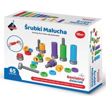 ŚRUBKI MALUCHA SORTUJ I LICZ 65 EL - ASKATO