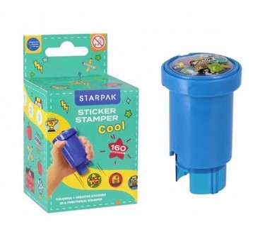 STEMPELEK Z NAKLEJKAMI COOL 160 NAKLEJEK