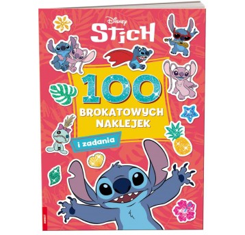 STITCH 100 BROKATOWYCH NAKLEJEK