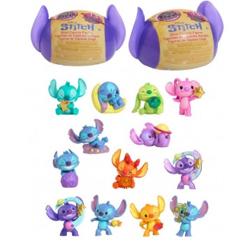 STITCH FIGURKA W KAPSULE FIOLETOWEJ