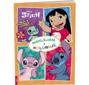 STITCH NAKLEJAM I KOLORUJĘ