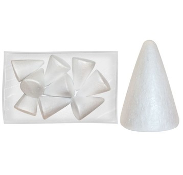 STOŻKI STYROPIANOWE 10 CM 9 SZT.
