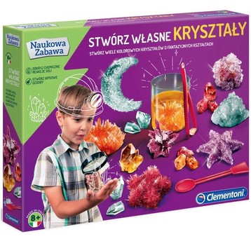 STWÓRZ WŁASNE KRYSZTAŁY CLEMENTONI