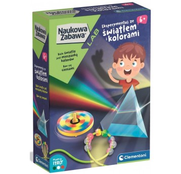 ŚWIATŁO I KOLORY - CLEMENTONI NAUKOWA ZABAWA