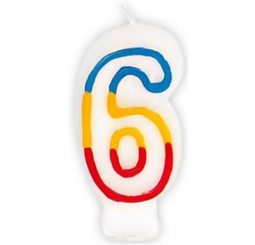 ŚWIECZKA CYFERKA GODAN 6