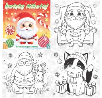 ŚWIĘTY MIKOŁAJ 30 KARTEK SUPERZABAWY