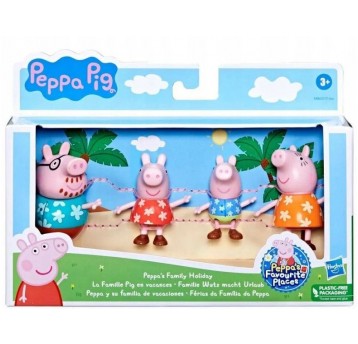 ŚWINKA PEPPA FIGURKI RODZINY PEPPY HOLIDAY