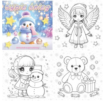 SYPIE ŚNIEG 30 KARTEK SUPERZABAWY