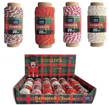 SZNUREK ŚWIĄTECZNY 20M INTERDRUK