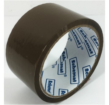 TAŚMA PAKOWA BRĄZOWA SCHEMAT 50y