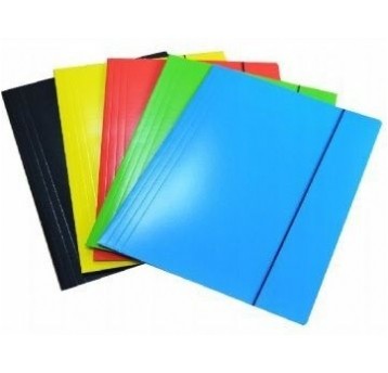 TECZKA A4 Z GUMKĄ KOLOR MIX WEKTOR