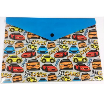 TECZKA KOPERTOWA A4 Z NADRUKIEM AUTA